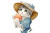 Cute Dressed Cat Vinyl Car Decal Sticker – Waterproof & UV-Resistant 