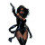 Satin Superheroine Vinyl Car Decal Sticker – Waterproof & UV-Resistant 