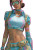 Cyberpunk Latina Cosplay Vinyl Car Decal Sticker – Waterproof & UV-Resistant 