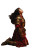 Mongolian Warrior Queen Vinyl Car Decal Sticker – Waterproof & UV-Resistant 