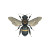 Polygon Bee Vinyl Car Decal Sticker – Waterproof & UV-Resistant 