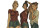 Muscular Forest Women Vinyl Car Decal Sticker – Waterproof & UV-Resistant 