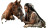 Native American With Horse V2 Vinyl Car Decal Sticker – Waterproof & UV-Resistant 