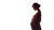 Glowing Pregnant Silhouette Vinyl Car Decal Sticker – Waterproof & UV-Resistant 