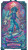 The Fool Distorted Vinyl Car Decal Sticker – Waterproof & UV-Resistant 
