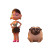 Clay Animation Woman Vinyl Car Decal Sticker – Waterproof & UV-Resistant 