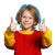 Smiling Kid Thumbs Up Vinyl Car Decal Sticker – Waterproof & UV-Resistant 
