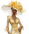 Elegant Southern Belle Vinyl Car Decal Sticker – Waterproof & UV-Resistant 
