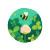 Bee On Clover Vinyl Car Decal Sticker – Waterproof & UV-Resistant 