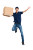 Thai Delivery Person Vinyl Car Decal Sticker – Waterproof & UV-Resistant 