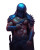 Armored Sci-Fi Character Vinyl Car Decal Sticker – Waterproof & UV-Resistant 