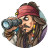 Pirate Spyglass Sticker Vinyl Car Decal Sticker – Waterproof & UV-Resistant 
