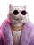 Stylish Cat Portrait V3 Vinyl Car Decal Sticker – Waterproof & UV-Resistant 