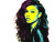 Zendaya Pop Art Vinyl Car Decal Sticker – Waterproof & UV-Resistant 