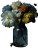 Transparent Vase Bouquet Vinyl Car Decal Sticker – Waterproof & UV-Resistant 