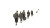 Farmers Walking Away Vinyl Car Decal Sticker – Waterproof & UV-Resistant 