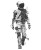Cybernetic Astronaut V2 Vinyl Car Decal Sticker – Waterproof & UV-Resistant 