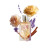 Levitating Perfume Bottle Vinyl Car Decal Sticker – Waterproof & UV-Resistant 