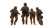 Military Soldiers Standoff Vinyl Car Decal Sticker – Waterproof & UV-Resistant 