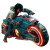 Cyberpunk Rebel Rider Vinyl Car Decal Sticker – Waterproof & UV-Resistant 