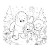 Chibi Bigfoot Adventure Vinyl Car Decal Sticker – Waterproof & UV-Resistant 
