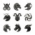 Zodiac Animal Patterns Vinyl Car Decal Sticker – Waterproof & UV-Resistant 