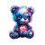 Cyberpunk Teddy Bear V3 Vinyl Car Decal Sticker – Waterproof & UV-Resistant 