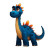 Cartoon Brachiosaurus V2 Vinyl Car Decal Sticker – Waterproof & UV-Resistant 
