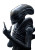 Xenomorph Alien V5 Vinyl Car Decal Sticker – Waterproof & UV-Resistant 