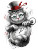 Cheshire Cat Tattoo Vinyl Car Decal Sticker – Waterproof & UV-Resistant 