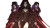 Vampire Huntresses Racing Vinyl Car Decal Sticker – Waterproof & UV-Resistant 
