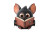 Cartoon Bat Hiding Vinyl Car Decal Sticker – Waterproof & UV-Resistant 