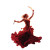 Dancing Fire Wizard Vinyl Car Decal Sticker – Waterproof & UV-Resistant 