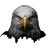 Bald Eagle Stare Vinyl Car Decal Sticker – Waterproof & UV-Resistant 