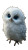 Baby Snow Owl Vinyl Car Decal Sticker – Waterproof & UV-Resistant 