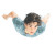 Swimming Boy V2 Vinyl Car Decal Sticker – Waterproof & UV-Resistant 