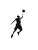 Jumping Basketball Player Vinyl Car Decal Sticker – Waterproof & UV-Resistant 