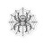 Cute Spider Sticker Vinyl Car Decal Sticker – Waterproof & UV-Resistant 