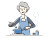 Cheerful Cooking Grandma Vinyl Car Decal Sticker – Waterproof & UV-Resistant 