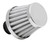 Spectre Industries Crankcase Breather Filter 3998 With Black Base/Chrome Top; Without Deflector Shield