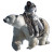 Giant Polar Bear Rider Vinyl Car Decal Sticker – Waterproof & UV-Resistant 