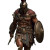 Muscular Spartan Vinyl Car Decal Sticker – Waterproof & UV-Resistant 