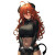 Restrained Anime Female Vinyl Car Decal Sticker – Waterproof & UV-Resistant 