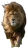 Majestic Lion V12 Vinyl Car Decal Sticker – Waterproof & UV-Resistant 