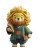 Anthropomorphic Lion Scholar Vinyl Car Decal Sticker – Waterproof & UV-Resistant 