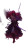 Red-Haired Demon Warrior Vinyl Car Decal Sticker – Waterproof & UV-Resistant 