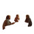 Joyful Friends Toasting Vinyl Car Decal Sticker – Waterproof & UV-Resistant 