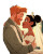 Victorian Love Embrace V2 Vinyl Car Decal Sticker – Waterproof & UV-Resistant 
