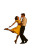Dancing Couple V17 Vinyl Car Decal Sticker – Waterproof & UV-Resistant 