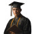 Graduating Latino Male Vinyl Car Decal Sticker – Waterproof & UV-Resistant 
